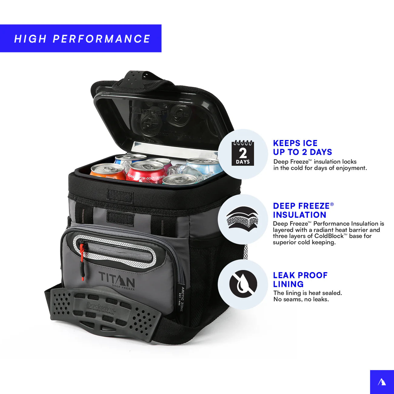 9 Can Zipperless HardBody Cooler